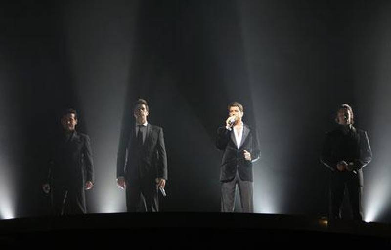 The classical-pop group Il Divo will be appearing at the Emirates Palace on Friday.