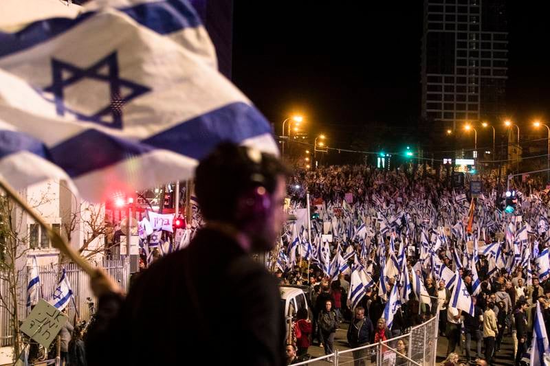 Saturday's protests could be the largest in Israel's history. Getty