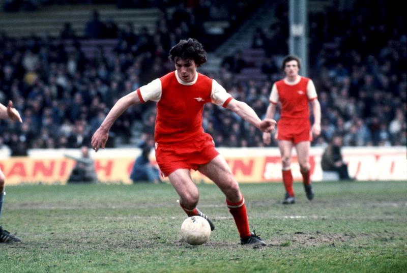 Frank Stapleton, Arsenal  (Photo by Peter Robinson/EMPICS via Getty Images)