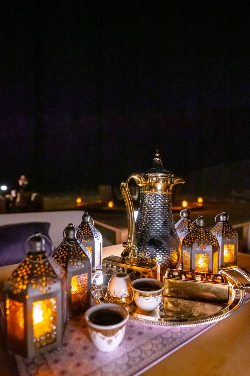Deals for both iftar and suhoor are on offer against the stunning backdrop of Jebel Hafit.