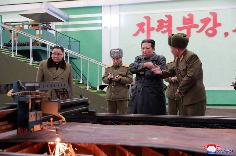 The North Korean leader recently said that the country's military would be equipped with new cutting-edge technology. AFP