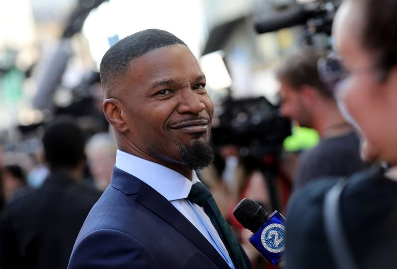 Jamie Foxx was born Eric Marlon Bishop. Getty Images for Sony Pictures