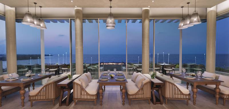Levant & Nar offers views of the Arabian Gulf and features an outdoor fire pit. 