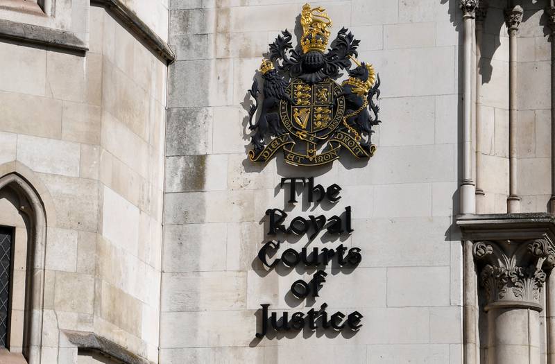 The Royal Courts of Justice in London. Reuters
