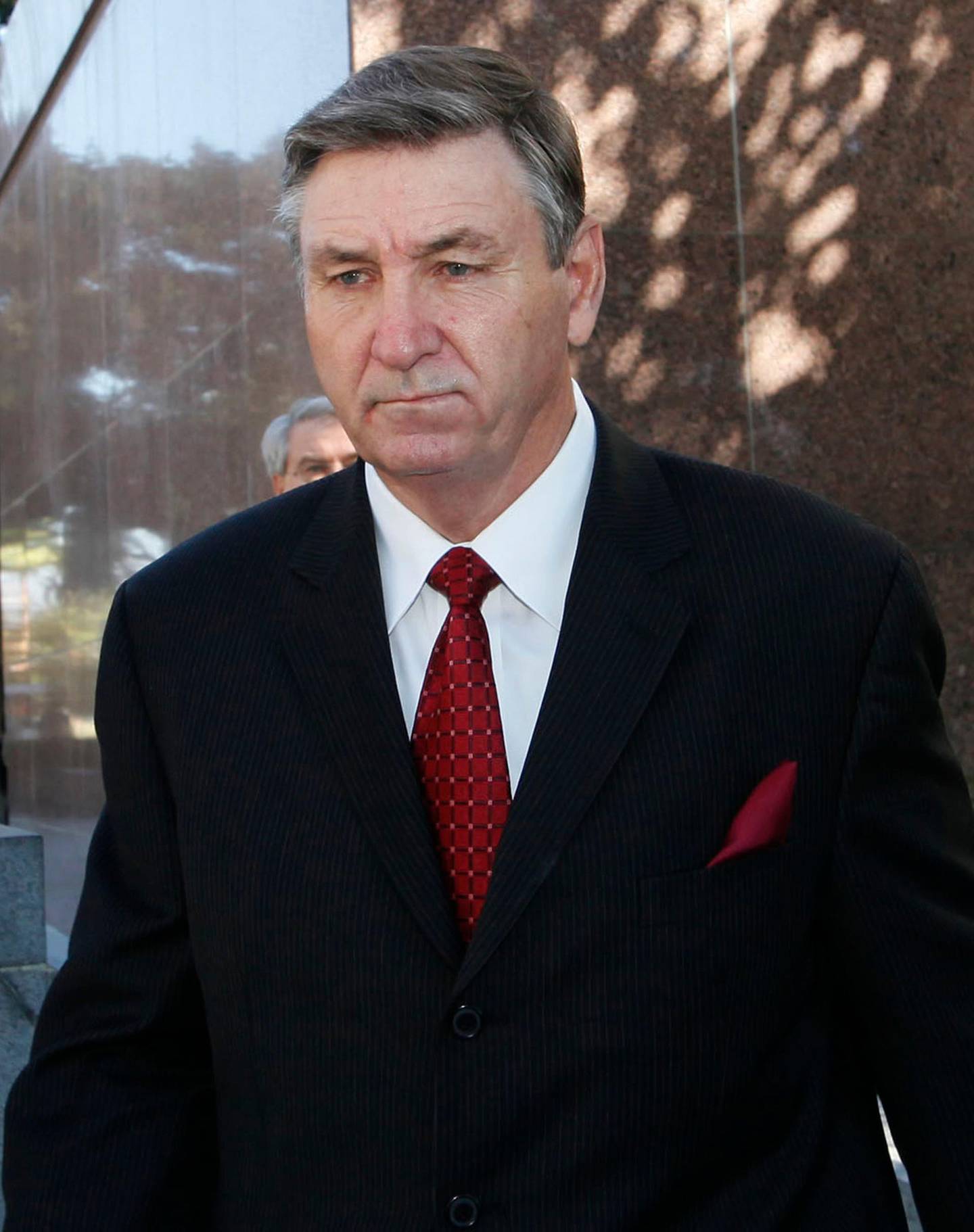 FILE - Jamie Spears, father of singer Britney Spears, leaves the Stanley Mosk Courthouse on Oct. 24, 2012, in Los Angeles. When Britney Spears speaks to a judge at her own request on Wednesday, June. 23, 2021, she'll do it 13 years into a court-enforced conservatorship that has exercised vast control of her life and money by her father. Spears has said the conservatorship saved her from collapse and exploitation. But she has sought more control over how it operates, and says she wants her father out. (AP Photo/Nick Ut, File)