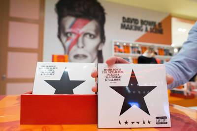 This year, David Bowie’s Blackstar was released on short notice. EPA