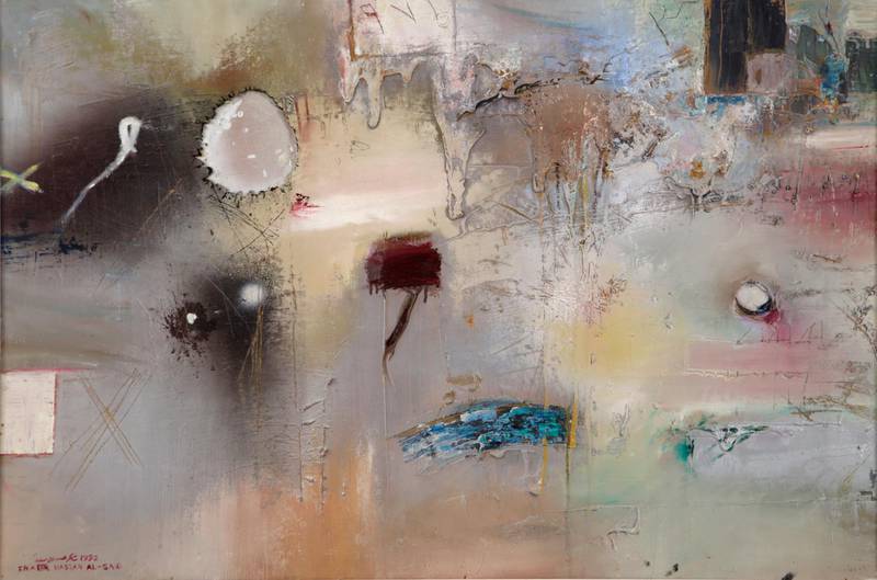 Untitled (1992) by Shakir Hassan Al Said. Meem Gallery, Dubai