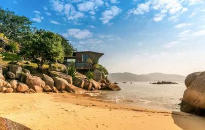 This beach house in Santa Catarina, Brazil is Airbnb's most wish-listed property with UAE travellers in the world. Courtesy Airbnb 