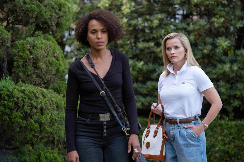 Kerry Washington and Reese Witherspoon in Little Fires Everywhere. Courtesy Hulu