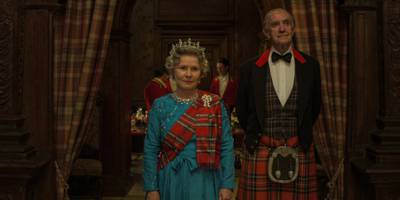 Imelda Staunton as Queen Elizabeth II and Jonathan Pryce as Prince Philip, Duke of Edinburgh, in season five of the Netflix series 'The Crown'. All photos: Netflix, unless otherwise specified