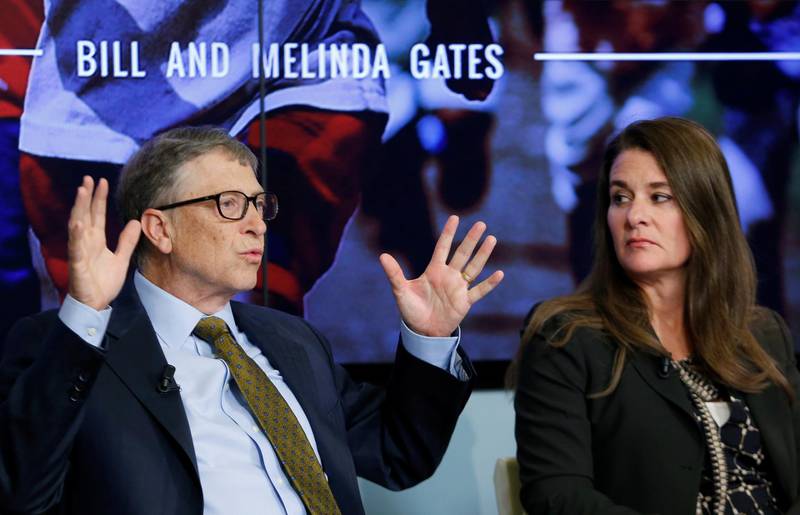 Bill and Melinda Gates attend a debate on the 2030 Sustainable Development Goals in Brussels January 22, 2015. Reuters