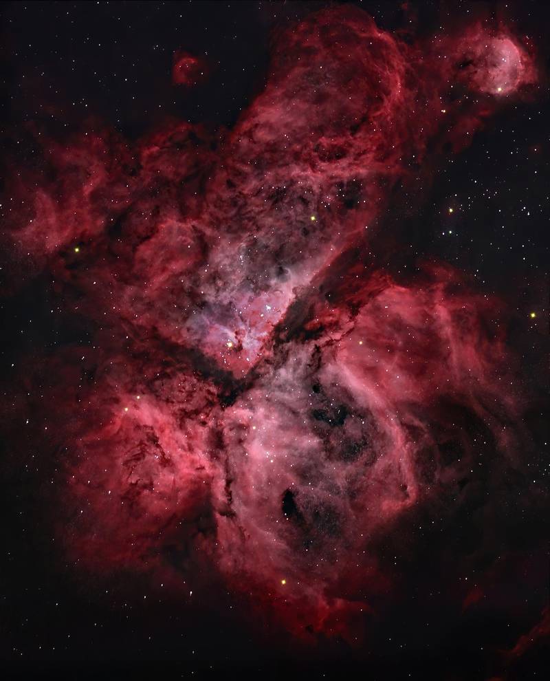 'Heart Nebula', shot from Ras Al Khaimah and Abu Dhabi. Samy Olabi