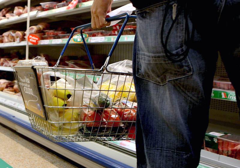 UK food inflation is at double figures again. PA