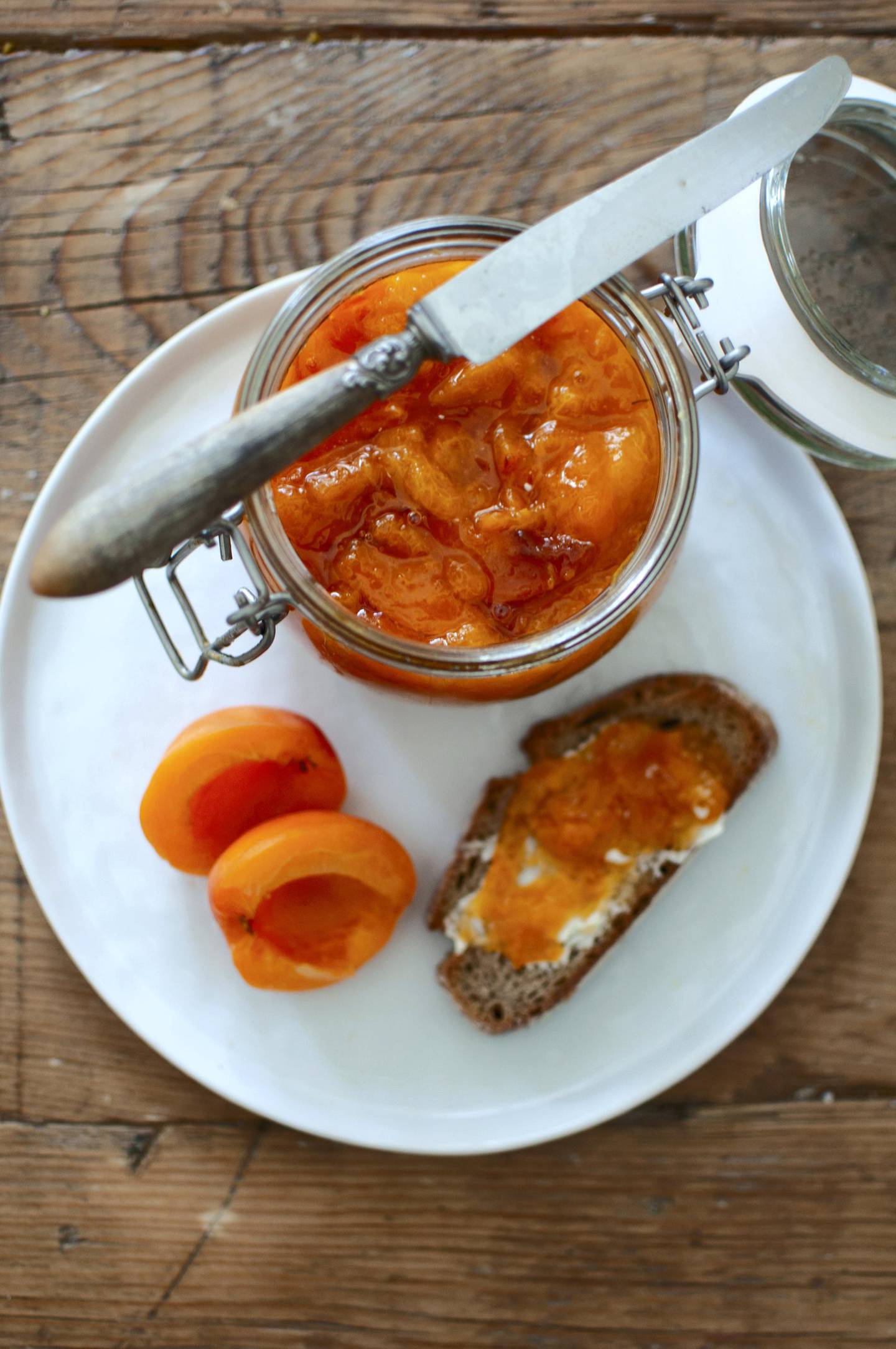Home-made apricot jam. Scott Price