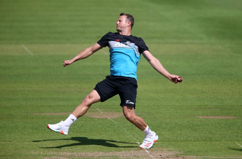 New Zealand's Neil Wagner bowls during the nets session at Lord's, London. Picture date: Monday May 31, 2021. PA Photo. See PA story CRICKET New Zealand. Photo credit should read: Steven Paston/PA Wire.Editorial use only. No commercial use without prior written consent of the ECB. Still image use only. No moving images to emulate broadcast. No removing or obscuring of sponsor logos
