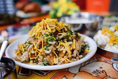Chai Pani serves up classic Indian street food such as bhel puri. Photo: Molly Millroy