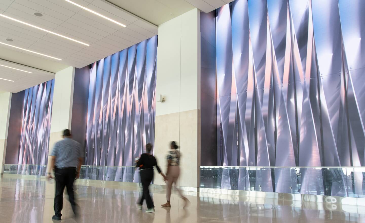 Windows on Orlando is a new installation at the city's new airport terminal. Photo: Gentlehomme