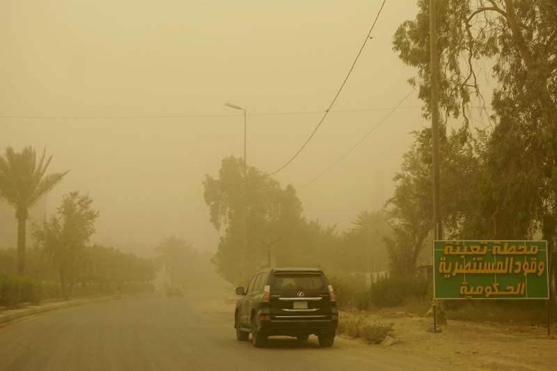 Iraq is prone to seasonal sandstorms but experts are worried about their increasing frequency in recent years. AFP