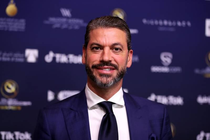 Football agent Rene Ramos attends Dubai Globe Soccer Awards 2022. Chris Whiteoak / The National