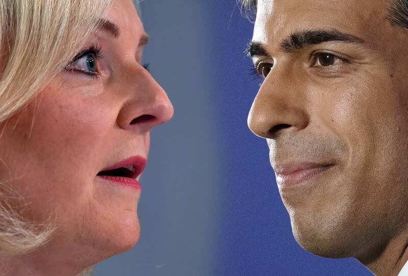 One of Liz Truss and Rishi Sunak is expected to succeed Boris Johnson as UK prime minister. Getty Images