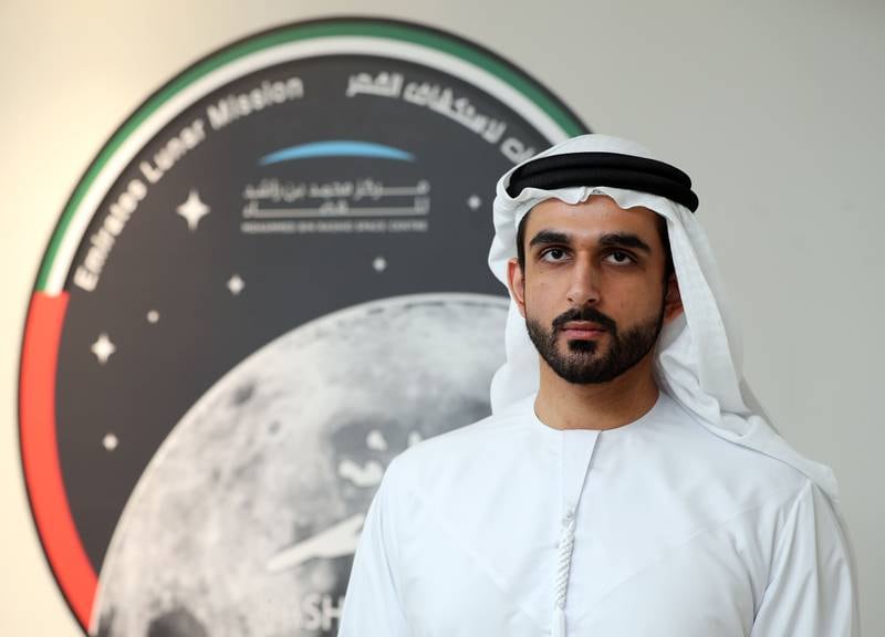 Ahmed Sharaf is the electrical systems lead for Emirates Lunar Mission. Chris Whiteoak / The National 