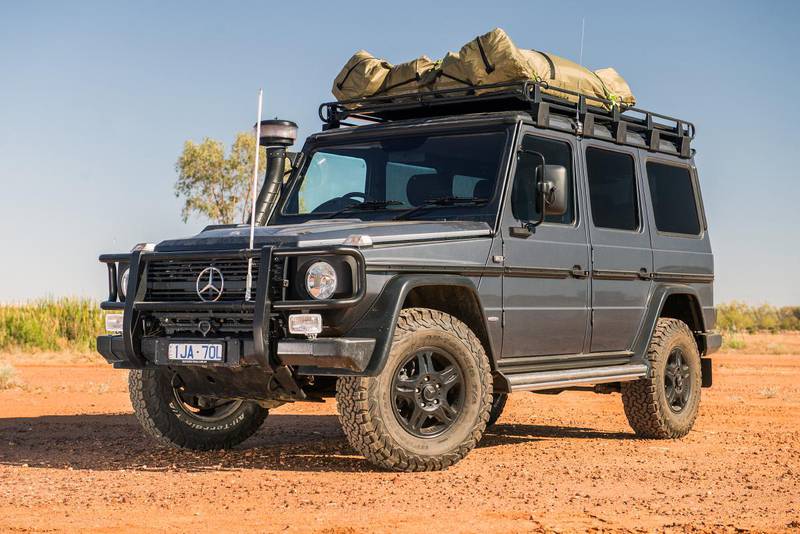 The cabin floor has an anti-slip surface with drain holes, so you can hose out the interior after a dusty desert drive. Courtesy Alex Rae