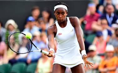 Fifteen-year-old Cori Gauff is targeting a place in the Wimbledon quarter-finals. PA Photo 