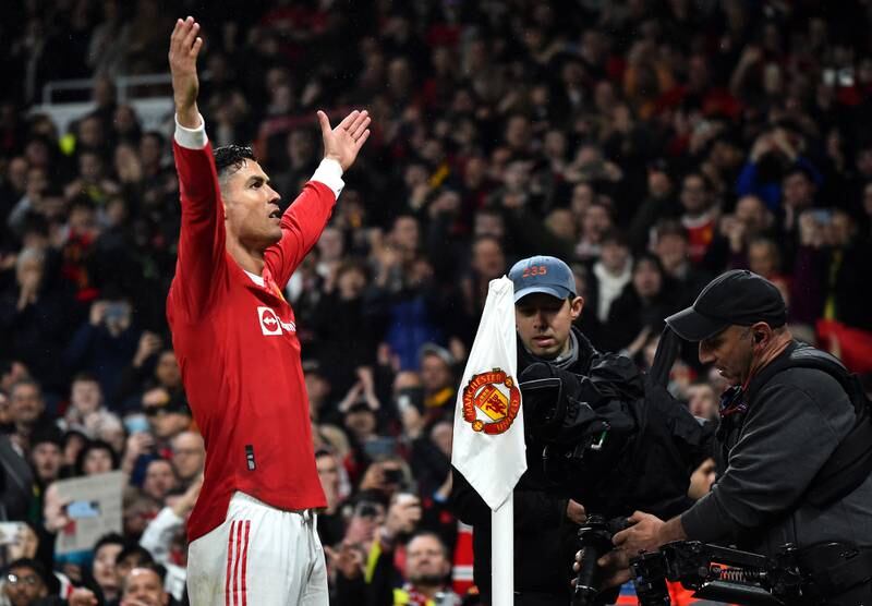 Centre forward: Cristiano Ronaldo (Manchester United). The Portuguese forward dominated Brentford’s back line all game and got his reward by winning and converting a penalty. United’s best player once again, as he so often has been throughout the season. EPA