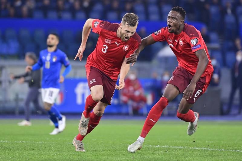 November 12, 2021. Italy 1 (Di Lorenzo 36') Switzerland 1 (Widmer 11'): A Silvan Widmer piledriver put the visitors in front before Giovanni Di Lorenzo headed home. Jorginho blazed a last-minute penalty over the bar for Italy - his second miss from the spot in a row against the Swiss. "I think we were better in the first half, while Italy were better in the second, so the result is fair," said Shaqiri. EPA