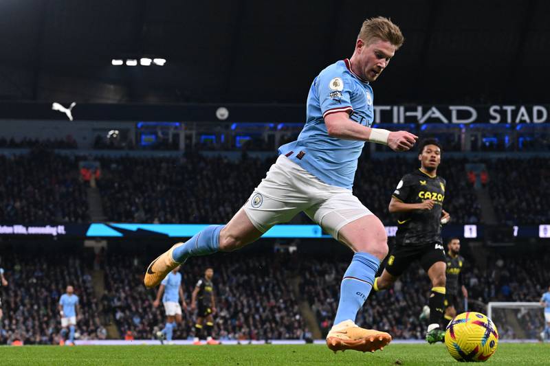 Kevin De Bruyne - 8: Brilliant in his build-up play, making bursts forward and playing the ball forward that resulted in Gundogan’s goal. Provided some nice moments to capture the imagination when the match was drifting towards its close. AFP