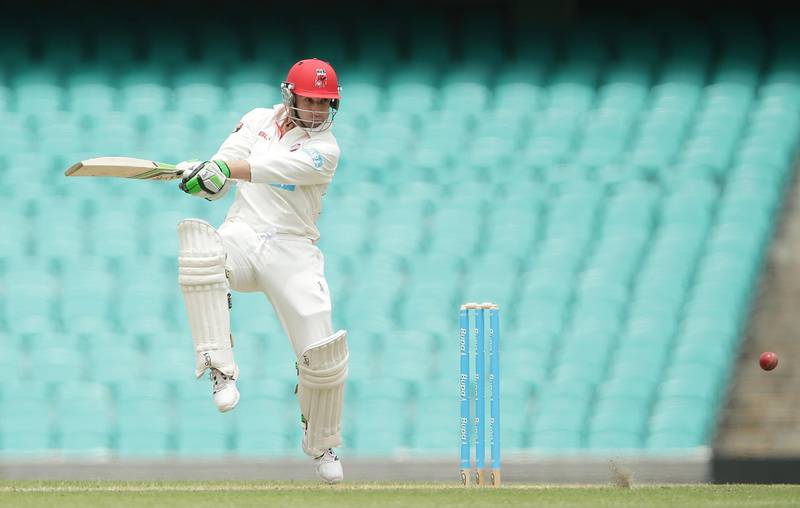 SYDNEY, AUSTRALIA - NOVEMBER 25:  Phillip Hughes of South Australia bats during day one of the Sheffield Shield match between New South Wales and South Australia at Sydney Cricket Ground on November 25, 2014 in Sydney, Australia.  (Photo by Mark Metcalfe/Getty Images)