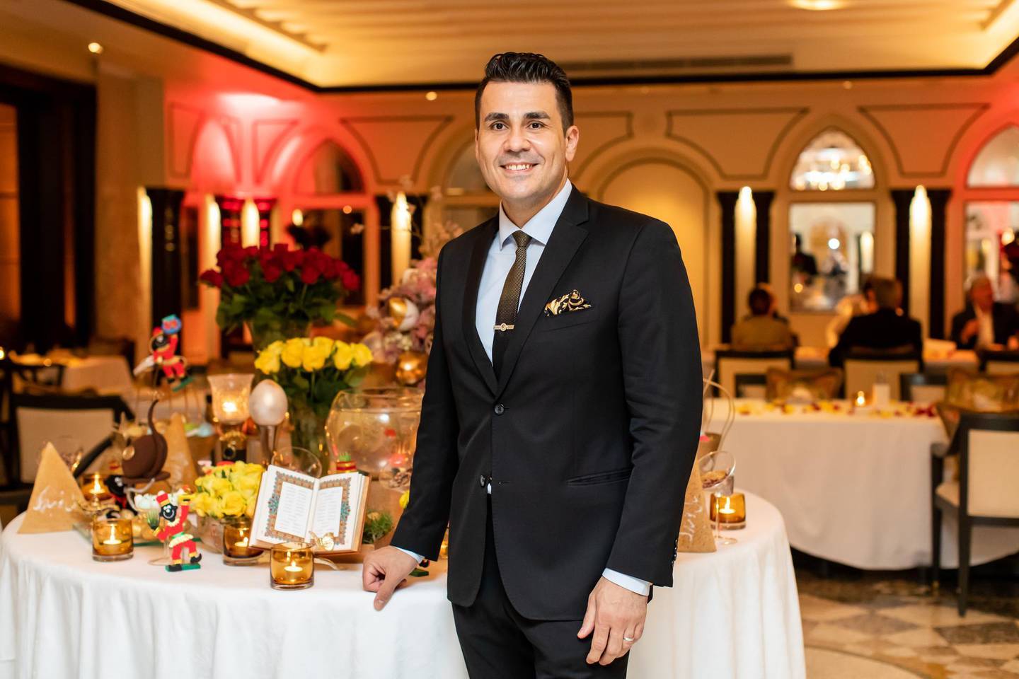 Mansour Memarian, the hotel manager at the Palazzo Versace Dubai said his staff were prepped to check vaccination certificates. Courtesy, Palazzo Versace