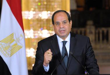 Egyptian President Abdel Fattah El Sisi. Reuters 