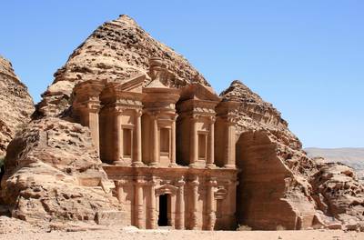 The Monastery in Petra, Jordan was listed as the 41st most-Instagrammed unesco site. Courtesy Diego Delso / Wikimedia Commons