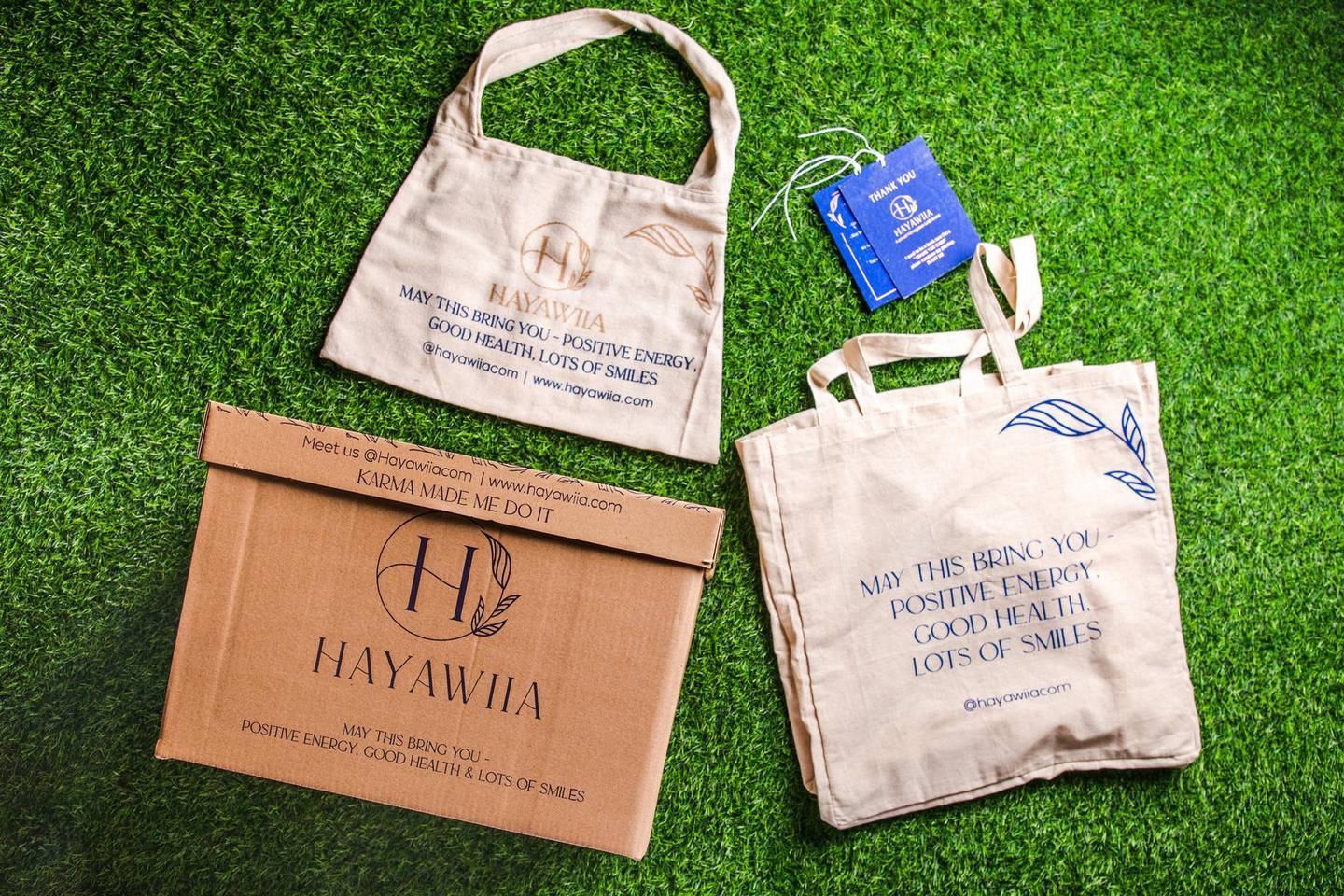 Recyclable packaging at Hayawiia 