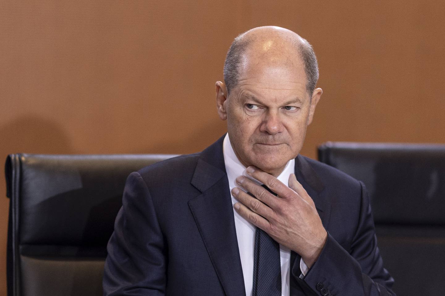 Chancellor Olaf Scholz informed his Cabinet of his decision on Wednesday. Getty 
