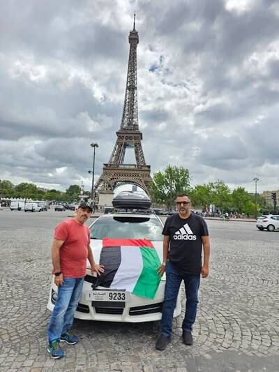 They stopped off to see the sights of Paris