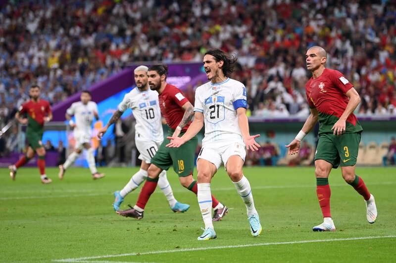 Edinson Cavani 4 - Anonymous for most of the match before being replaced by Luis Suarez. Wasn’t helped by an overall negative Uruguay approach. Getty