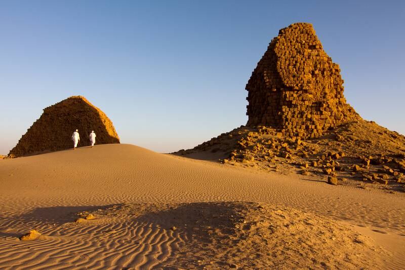 Pyramids Nuri near Karima in Sudan (Photo by Stuart Butler) *** Local Caption ***  UT26SE-SUDAN04.jpg