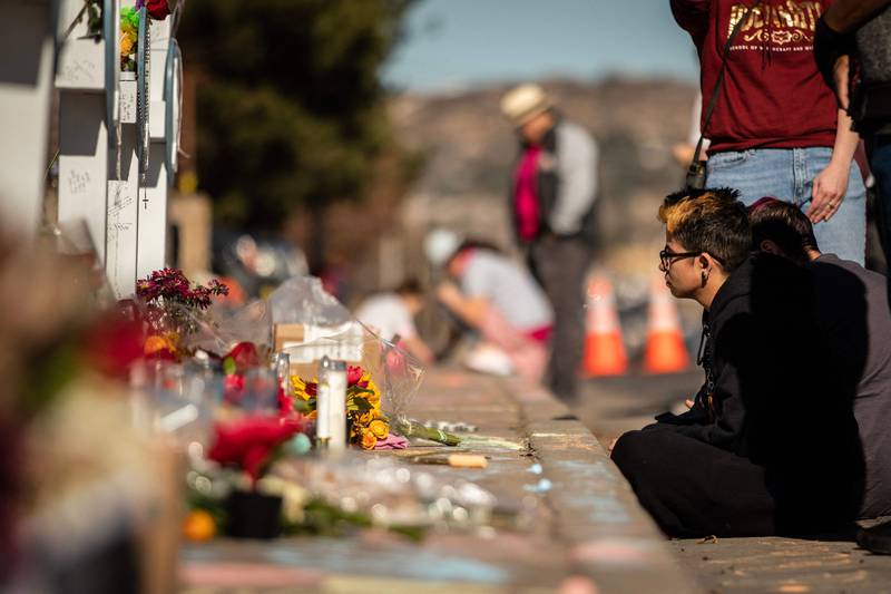 The US has recorded more than 600 mass shootings so far this year, the Gun Violence Archive reported. Getty Images / AFP 