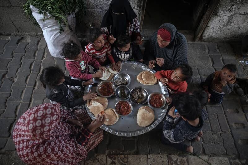 Um Emad says the World Food Programme's e-vouchers have helped her put food on the table for her six kids. Photo: WFP