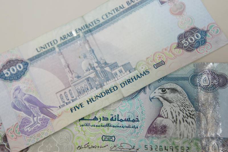 August 14, 2011,Abu Dhabi, UAE:A 500 Dirham note is seen here. Lee Hoagland/The National