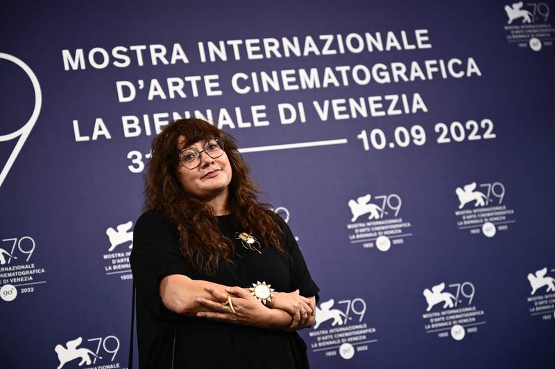 President of the Orizzonti competition jury, Spanish director Isabel Coixet. AFP