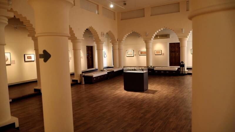 Sharjah Calligraphy Museum displays paintings by local and international artists and calligraphers. All photos: Andy Scott/ The National