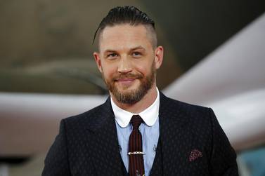 British actor Tom Hardy poses for a photograph at the world premiere of 'Dunkirk' in London on July 13, 2017. AFP