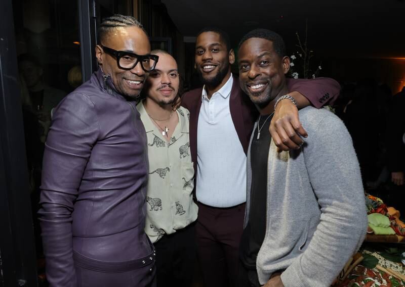 Billy Porter, Evan Ross, Quincy Isaiah and Sterling Brown.