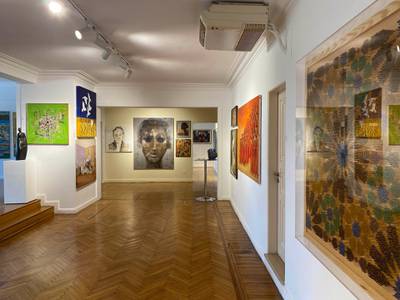The ArtTalks gallery in Zamalek. Nada El Sawy / The National