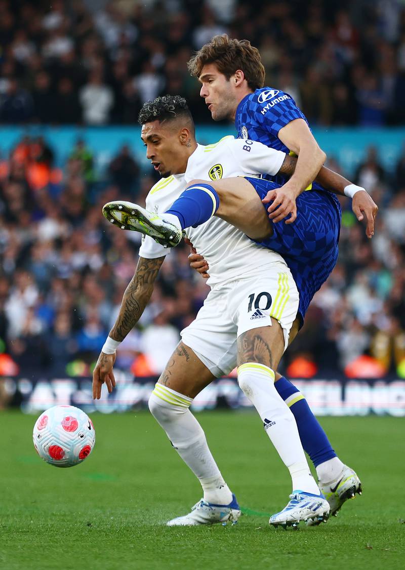 Marcos Alonso - 6, His poor pass wasted a good opening, but the Spaniard defended well when it looked like Koch might break forward. Looked comfortable defensively and got involved in some nice moves in the second half.
Getty