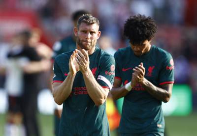 James Milner - 6. Showed that he could have carried on in some sort of squad role at Anfield during a final season in which Klopp continued to lean on his versatility and experience. However, Liverpool are long overdue a midfield rebuild and, putting sentimentality aside, this is probably the right time for a parting of the ways. Reuters