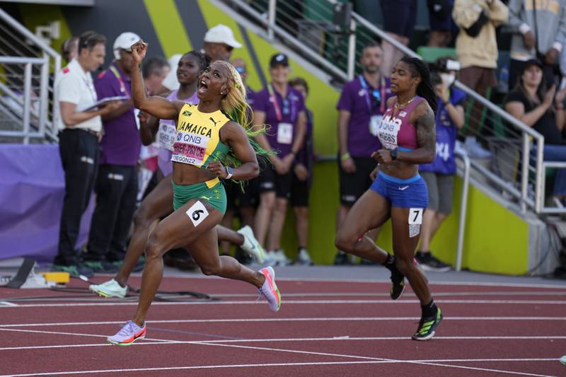 World Athletics Championships 2022: Shelly-Ann Fraser-Pryce Leads Jamaican  Sweep – In Pics